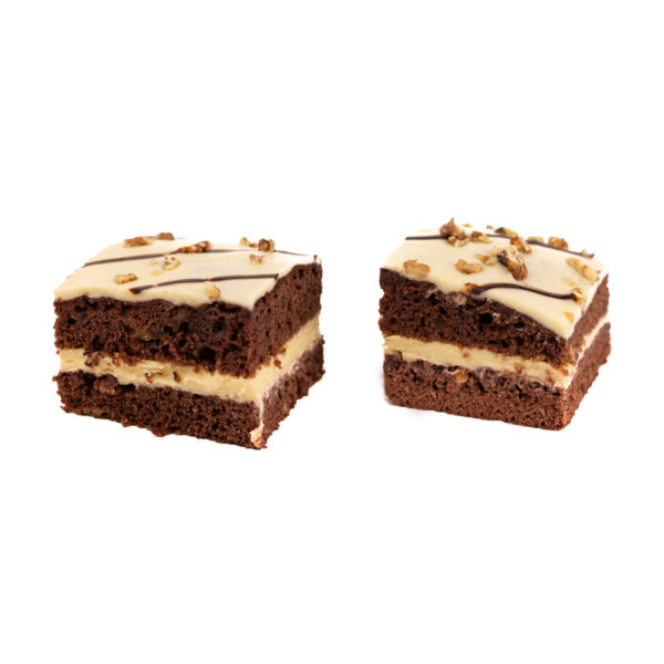 ciasto czekoladowo budyniowe z orzechami 5 Cukiernia Jacek Placek to synonim smaku domowych ciast z naturalnych produktów.