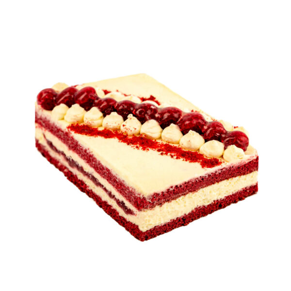 Kostka Red Velvet 2 Confitería Jacek Placek es sinónimo del sabor de los pasteles caseros elaborados con productos naturales.