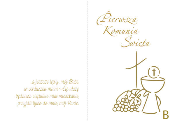 komunia grafika 2 na dwie karty książki Cukiernia Jacek Placek to synonim smaku domowych ciast z naturalnych produktów.