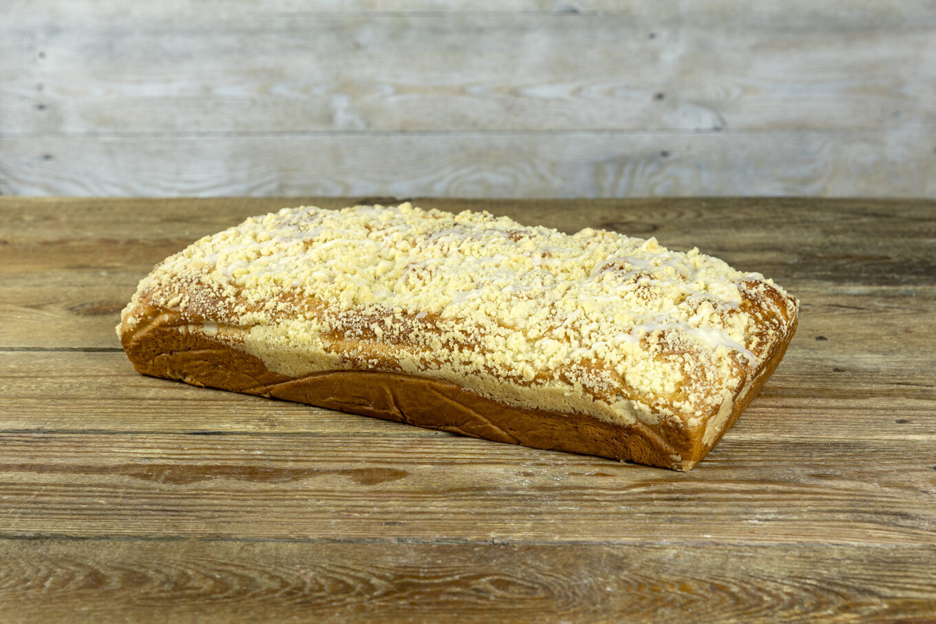 jästkaka med streusel Cukiernia Jacek Placek är synonymt med smaken av hembakade kakor gjorda av naturliga produkter.