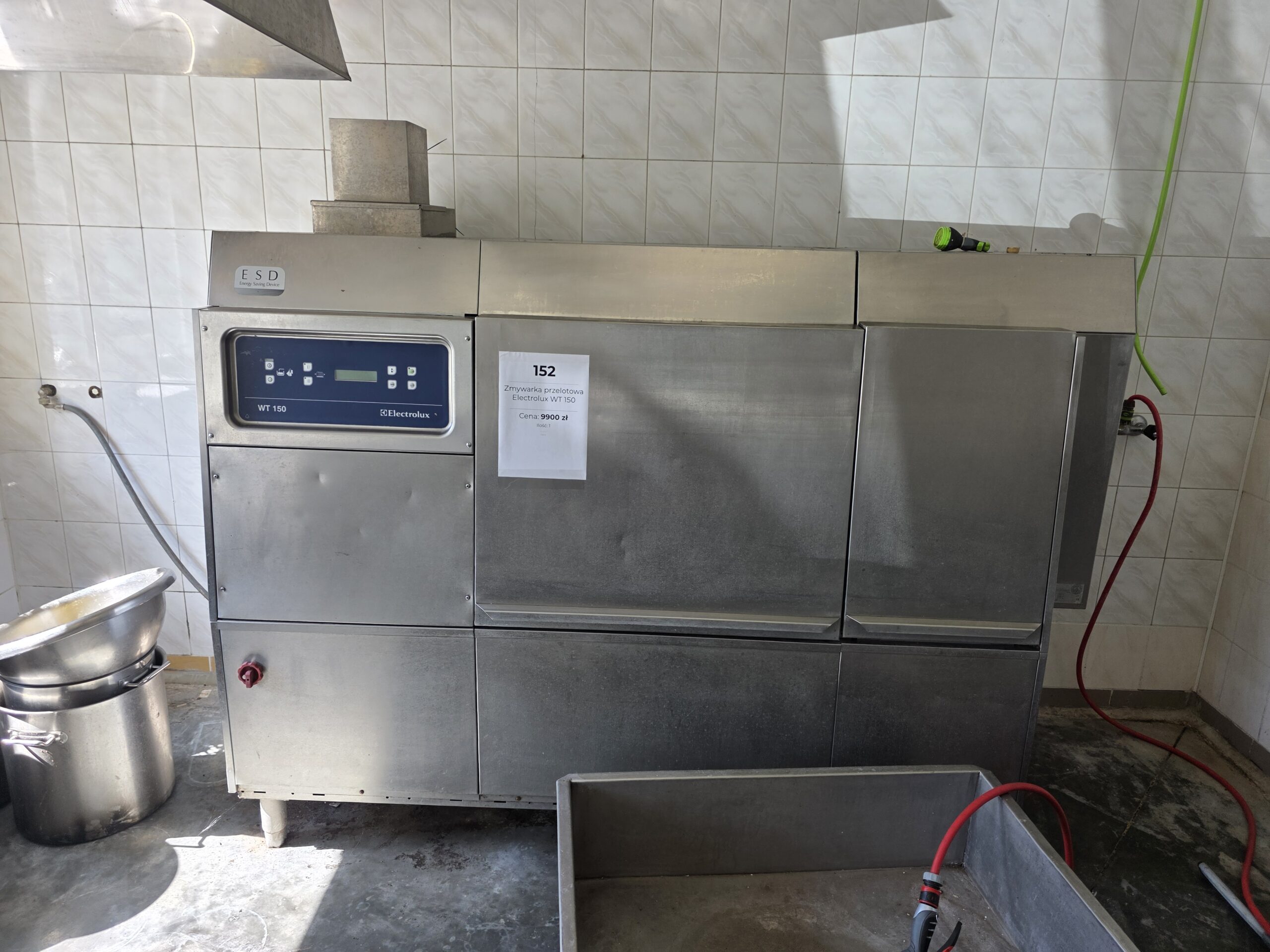 Zmywarka przelotowa Electrolux WT 150, widok ogólny urządzenia